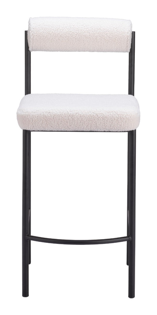 Livorno Counter Stool Ivory - Set of 2 - Elite Maison