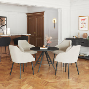 Jolie Dining Chair Ivory - Set of 2