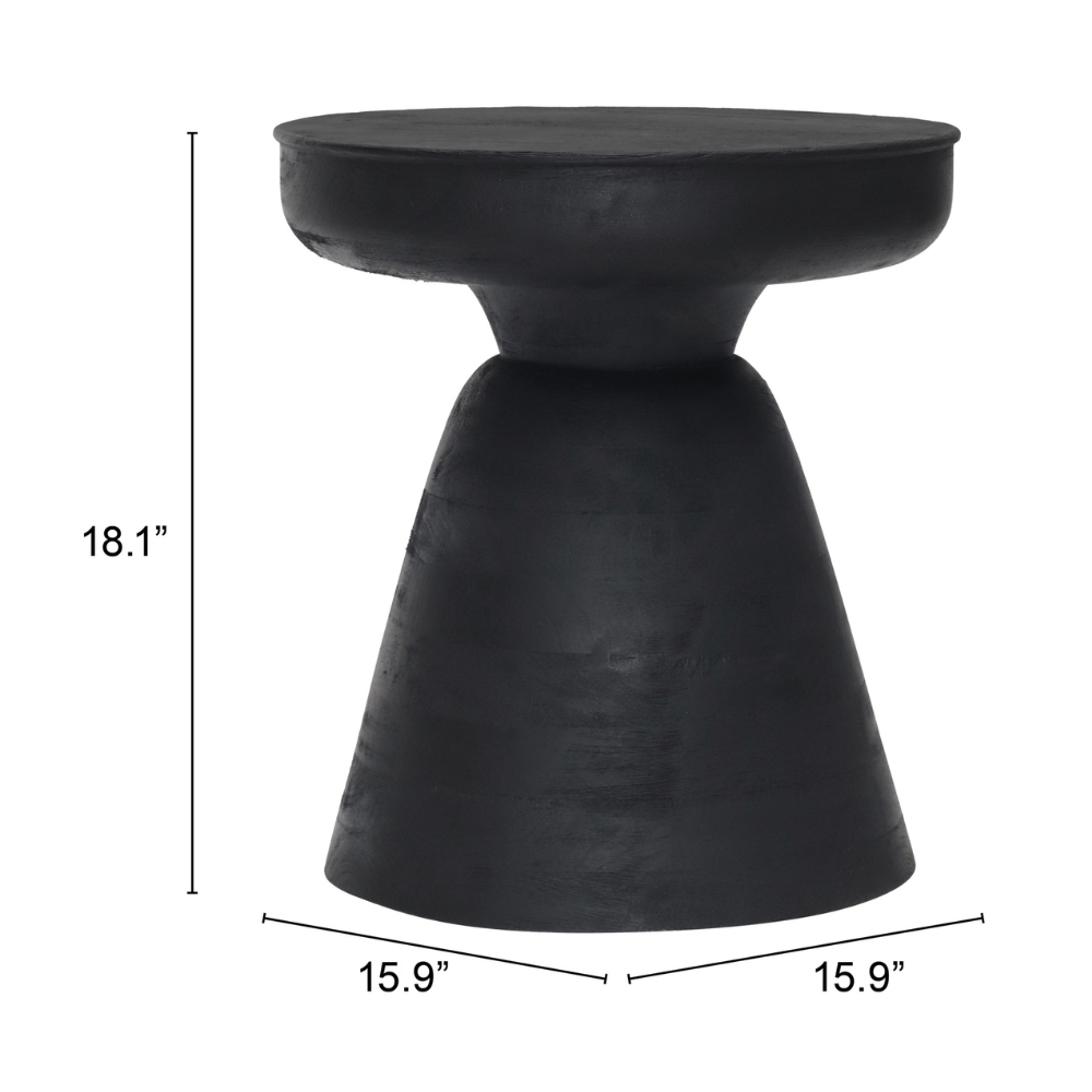 Sage Side Table Black - Elite Maison