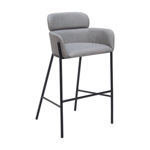 Bremor Barstool Slate Gray - Elite Maison