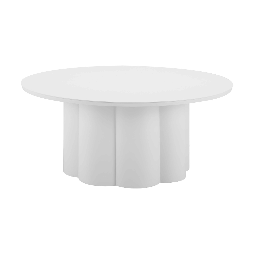 Palmier Coffee Table White - Elite Maison