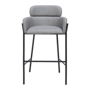Bremor Barstool Slate Gray - Elite Maison