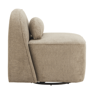 Kakao Swivel Chair Olive Brown - Elite Maison