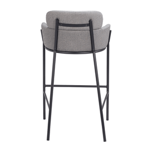 Bremor Barstool Slate Gray - Elite Maison