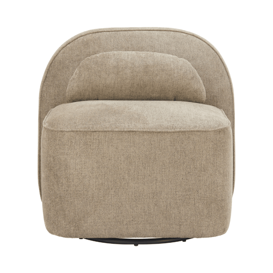 Kakao Swivel Chair Olive Brown - Elite Maison