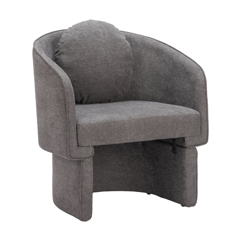 Olya Accent Chair Truffle Gray - Elite Maison