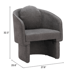 Olya Accent Chair Truffle Gray - Elite Maison