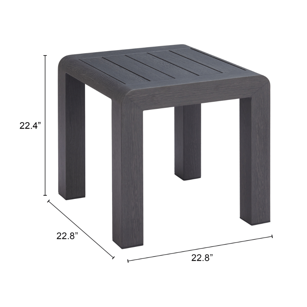 Rolig Side Table Black