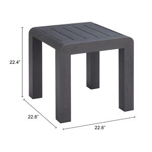 Rolig Side Table Black