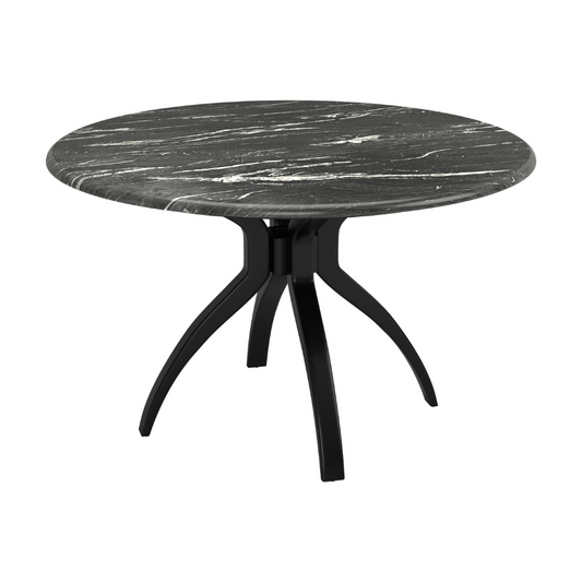 Sumay Dining Table Black - Elite Maison