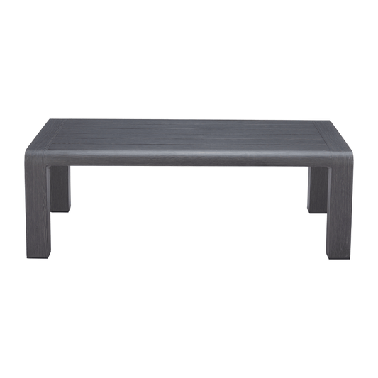 Black Zuo Rolig coffee table with sleek modern design, featuring a smooth tabletop and sturdy base.