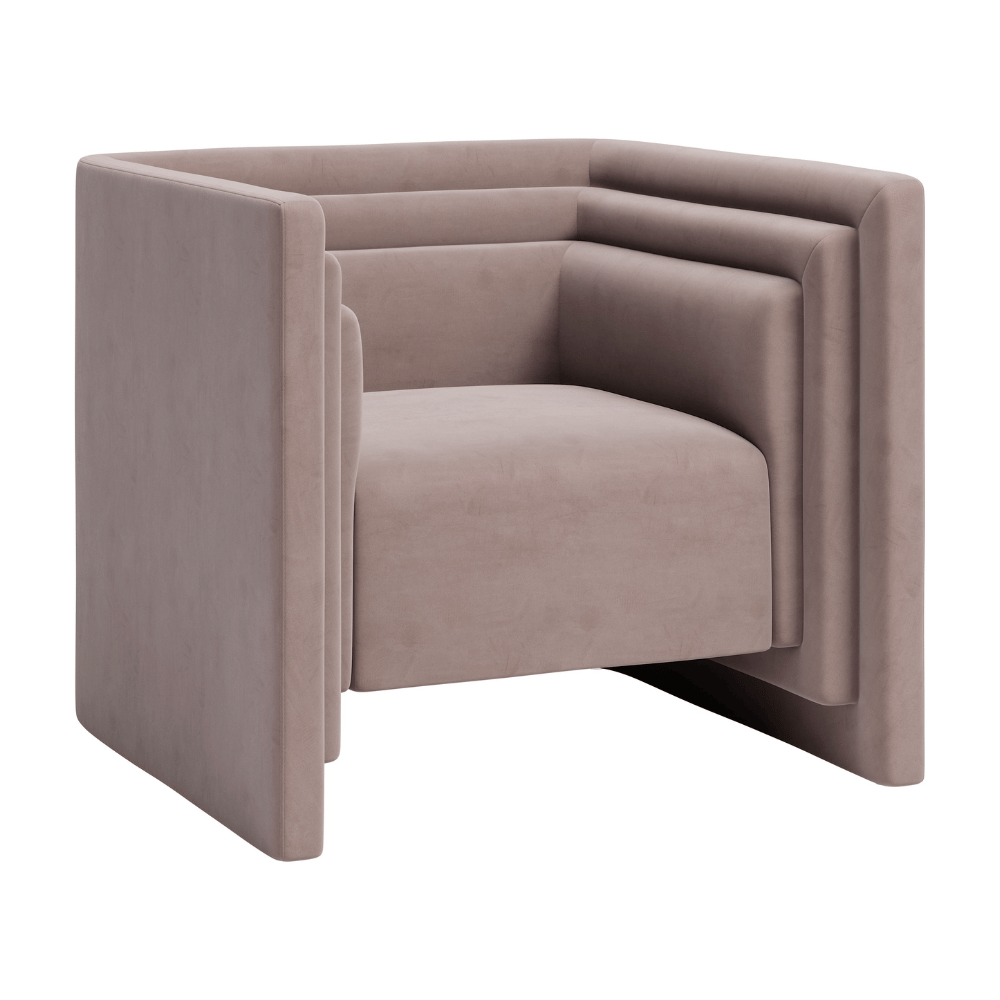 Trippel Armchair Taupe - Elite Maison