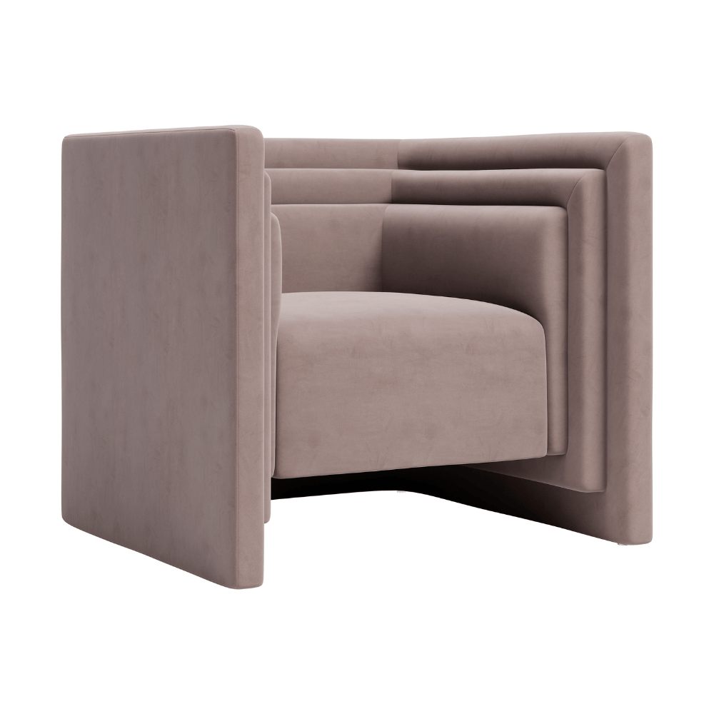 Trippel Armchair Taupe - Elite Maison