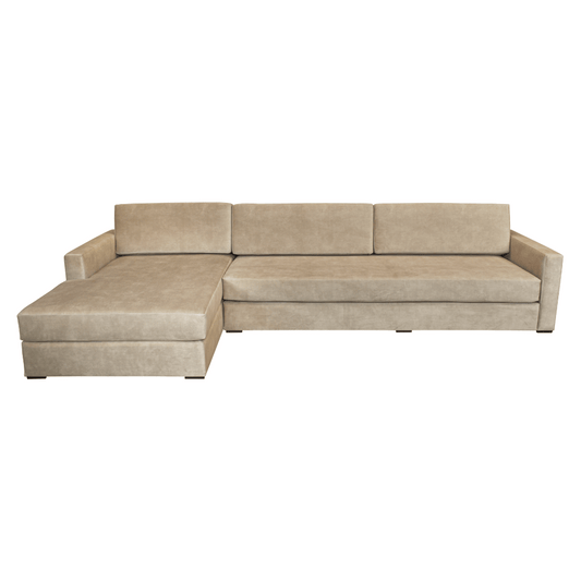 Milan Sectional - Butter Milk - Elite Maison