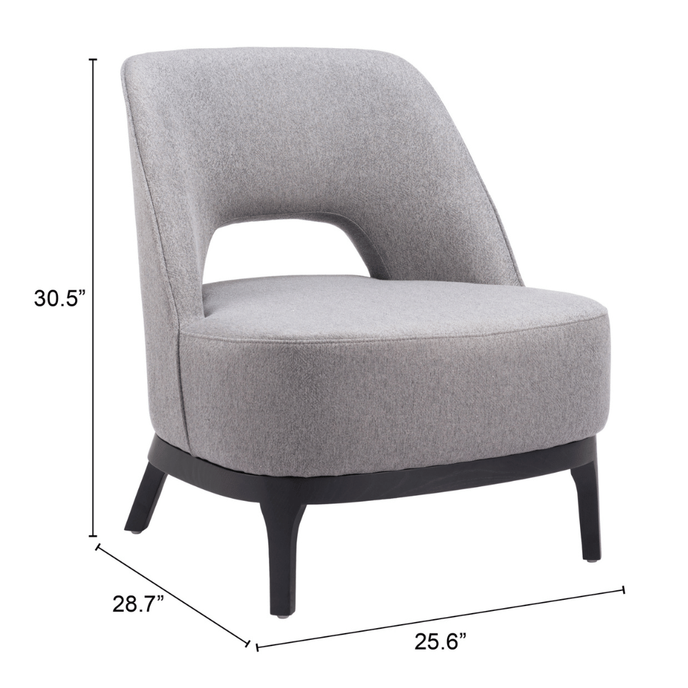 Mistley Accent Chair Gray - Elite Maison