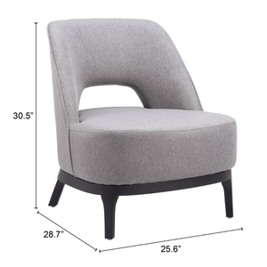 Mistley Accent Chair Gray - Elite Maison