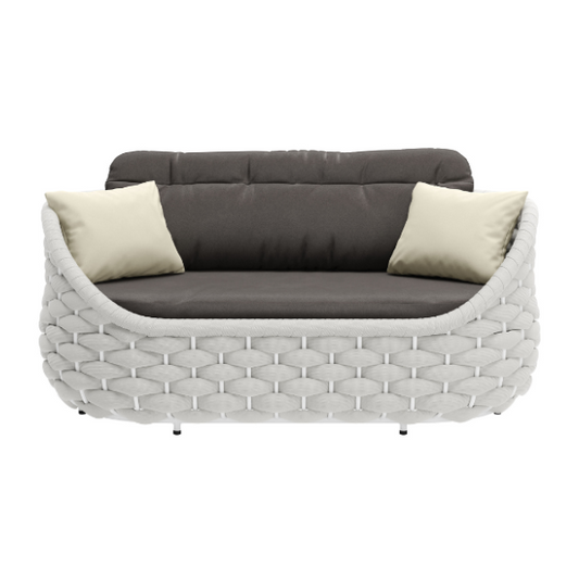 Coral Reef Loveseat Gray - Elite Maison