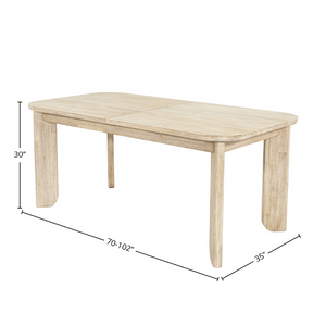 Lucca Extension Dining Table 70/102