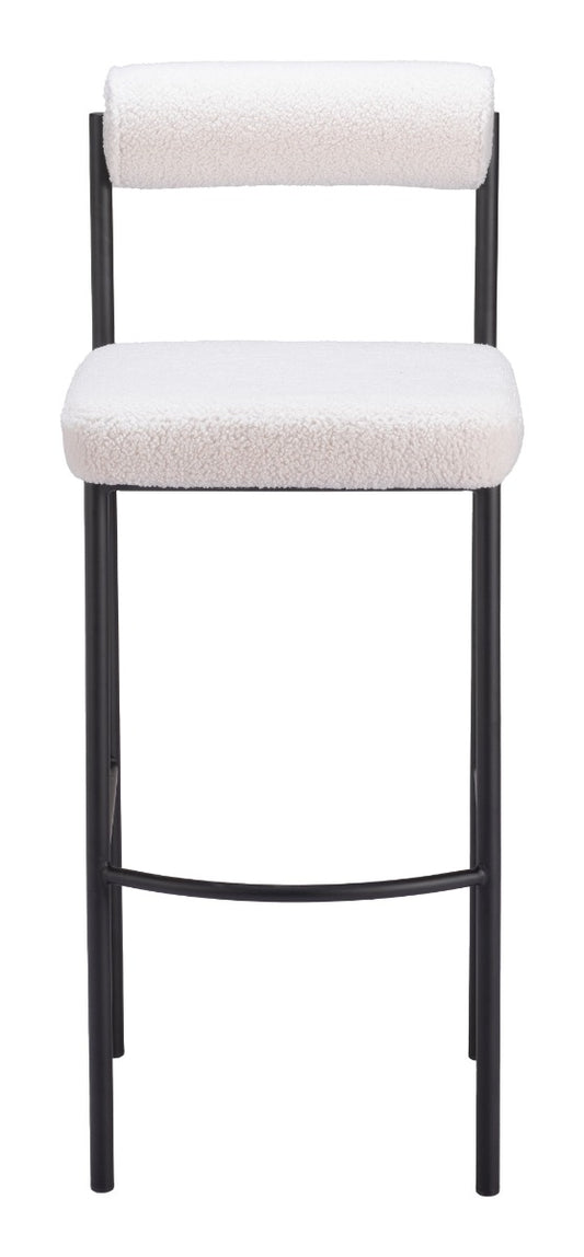 Livorno Barstool Ivory - Set of 2 - Elite Maison