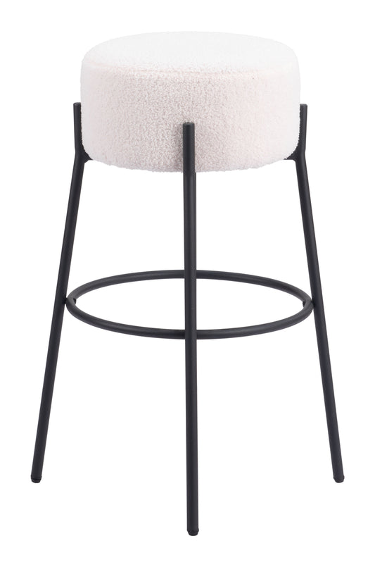 Blanche Barstool Ivory - Set of 2 - Elite Maison