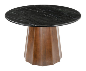 Aipe Dining Table Black & Brown - Elite Maison