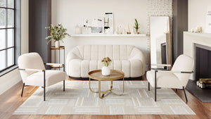 Chicago Accent Chair Ivory - Elite Maison