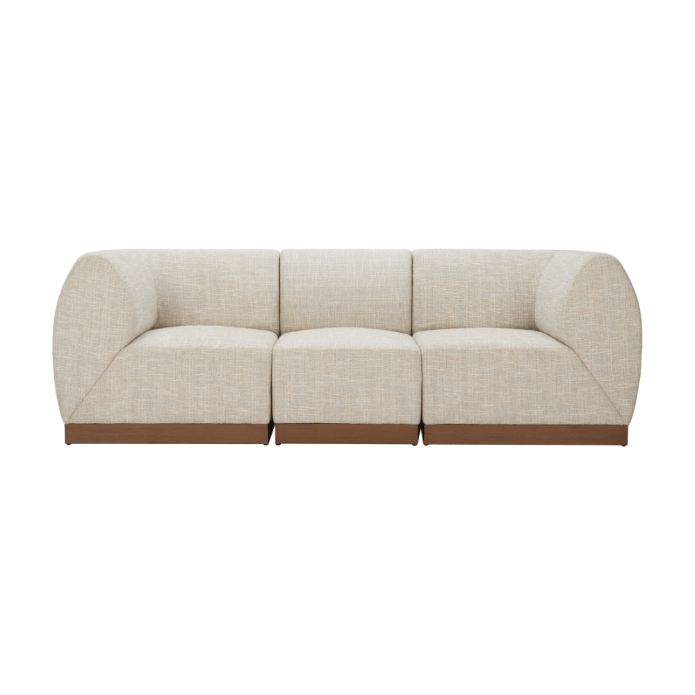 Christy Armless Chair Beige