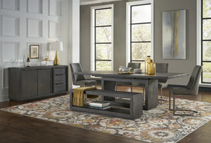 Oxford Rectangular Dining Table in Basalt Grey - Elite Maison