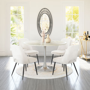 Teddy Dining Chair Ivory - Set of 2