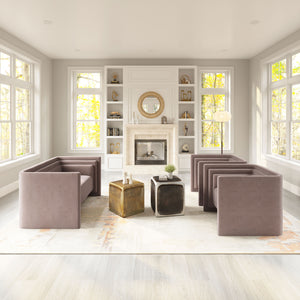 Trippel Armchair Taupe - Elite Maison