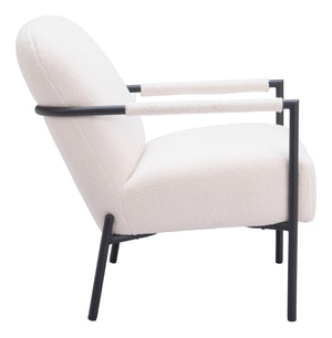 Chicago Accent Chair Ivory - Elite Maison