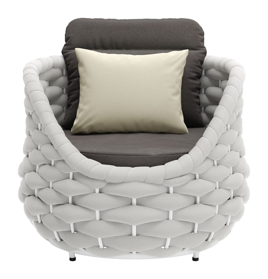 Coral Reef Accent Chair Gray - Elite Maison