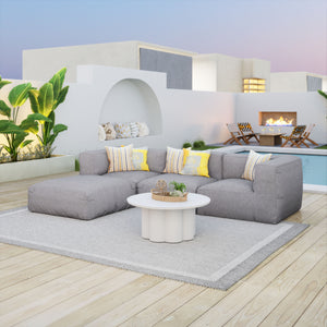 Luanda Middle Chair Gray - Elite Maison