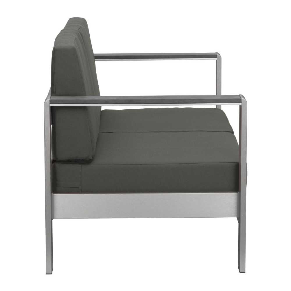 Cosmopolitan Sofa Dark Gray - Elite Maison