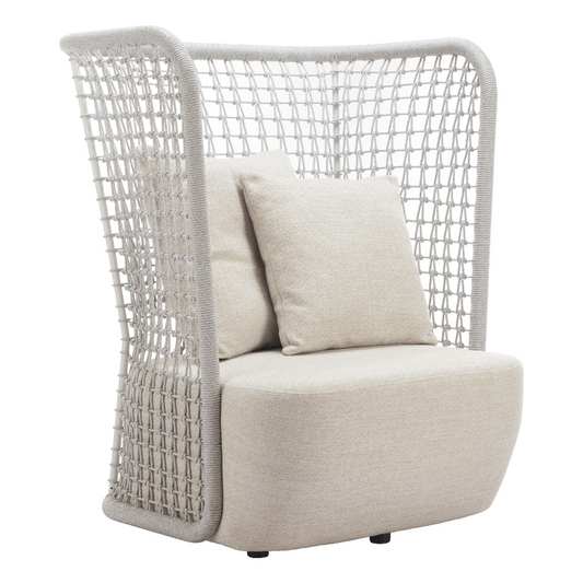 Hudu Accent Chair Beige - Elite Maison
