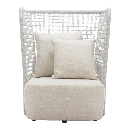 Hudu Accent Chair Beige - Elite Maison