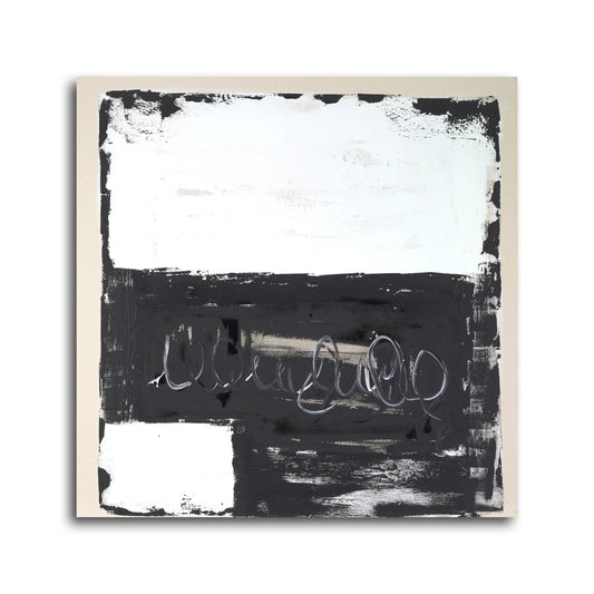 Ivory Sands II Hand-Painted Art | 40x40 Designer Anchor | Elite Maison