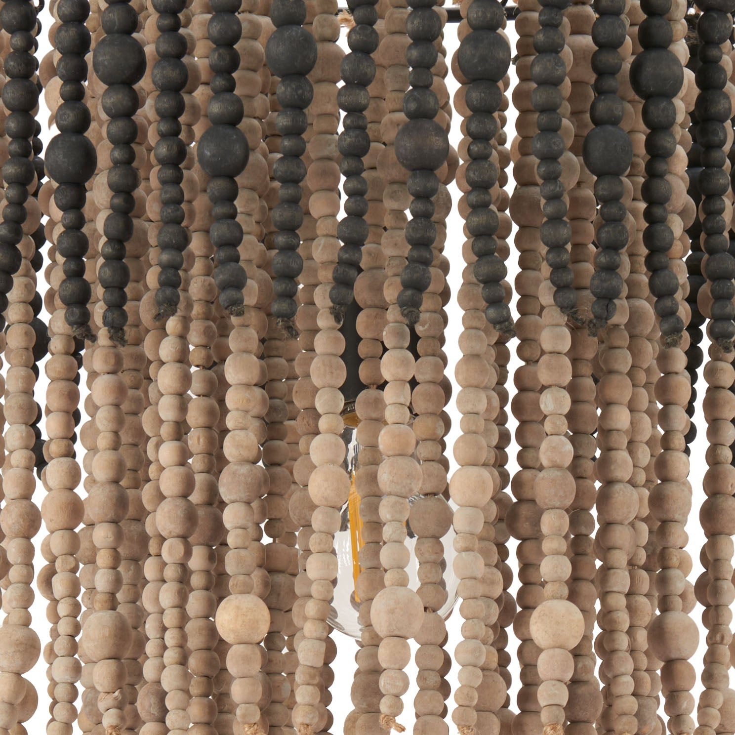 Bizu Ceiling Lamp Black & Beige - Elite Maison