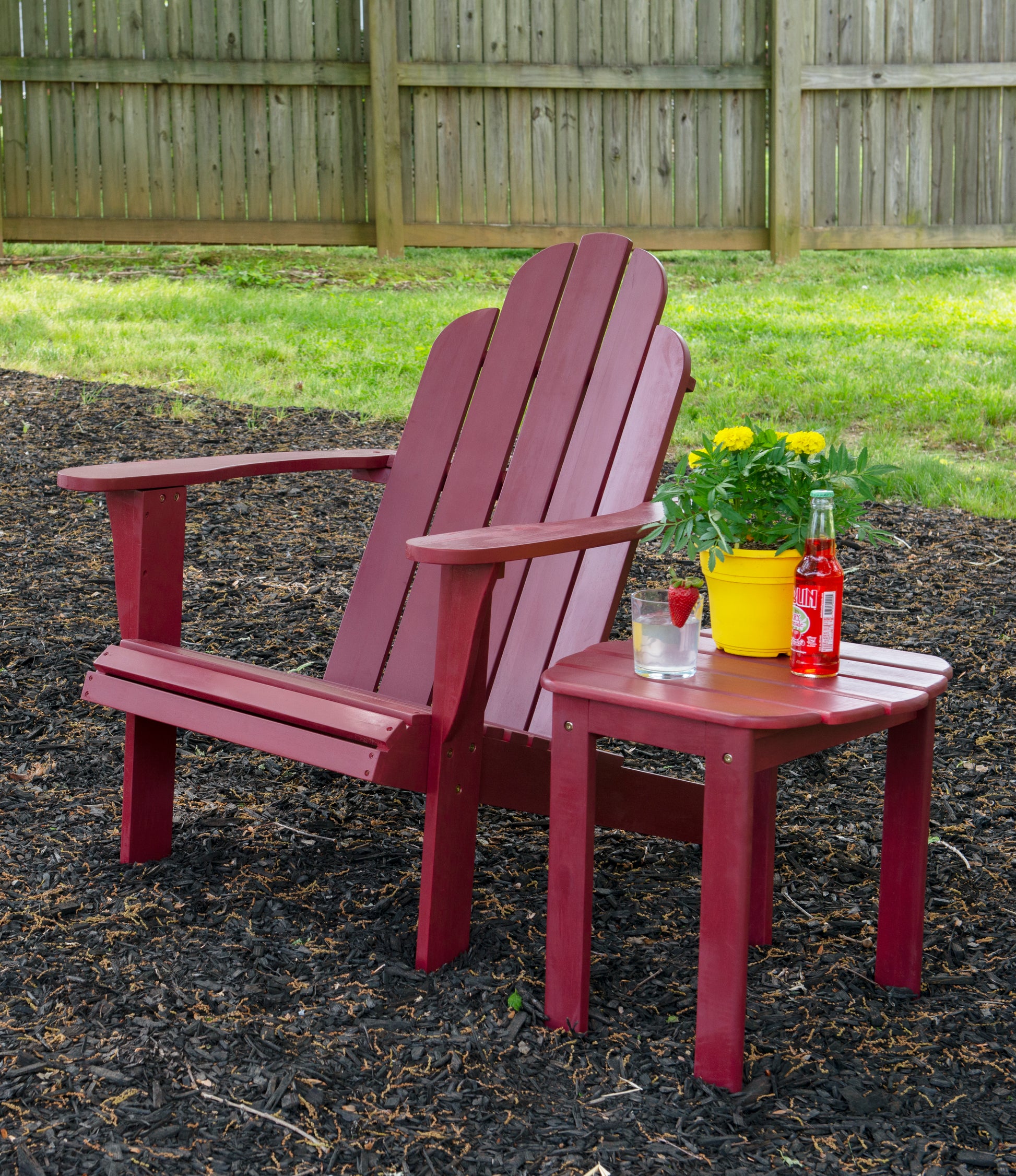Adirondack Red Chair