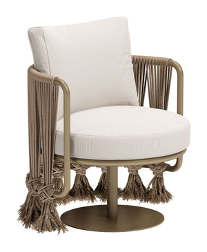 Uzel Accent Chair White - Elite Maison