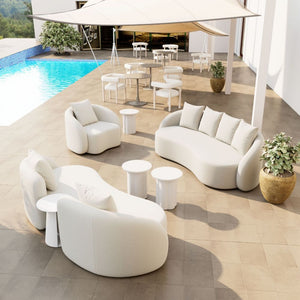 Sunny Isles Side Table White - Elite Maison