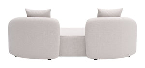 Sunny Isles Loveseat Beige - Elite Maison