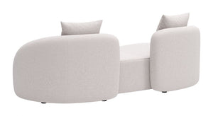 Sunny Isles Loveseat Beige - Elite Maison