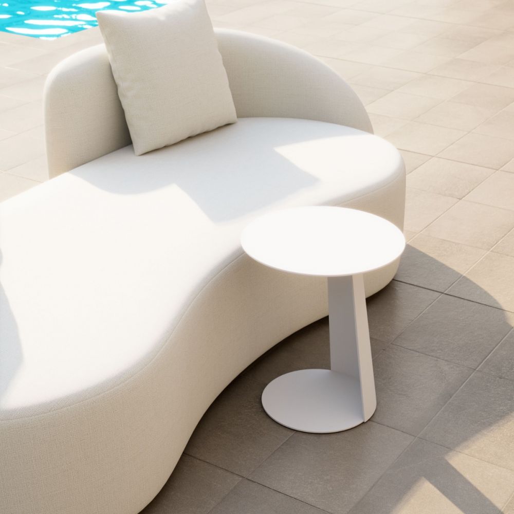 Sunny Isles Side Table White - Elite Maison