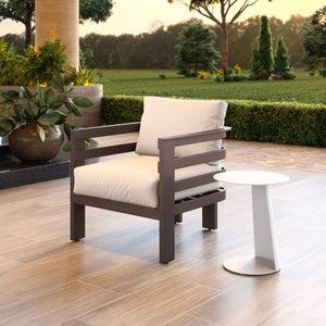 Bal Harbor Armchair White - Elite Maison