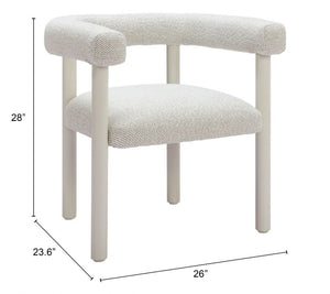 Sunbath Dining Chair (Set of 2) White - Elite Maison