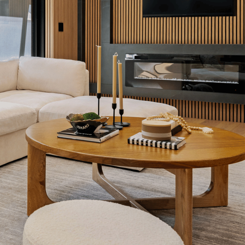 Florence Round Coffee Table - Elite Maison