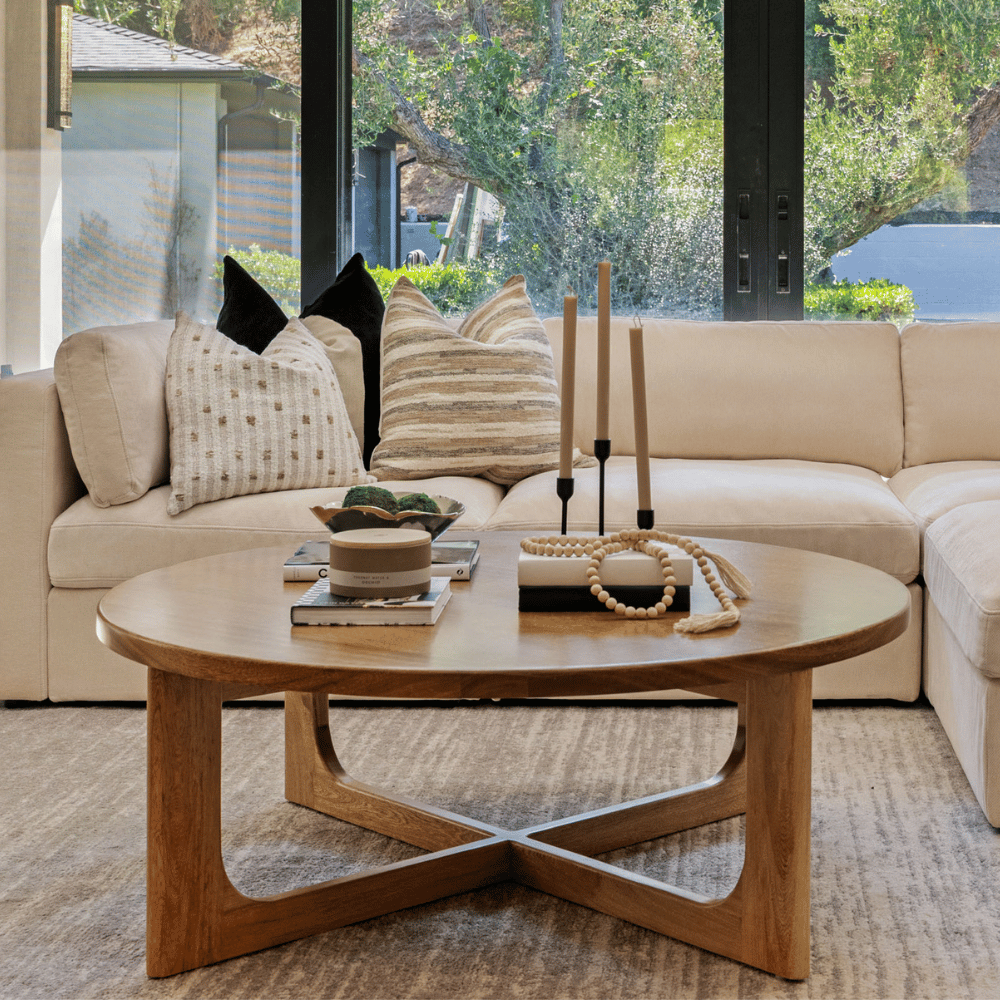 Florence Round Coffee Table - Elite Maison