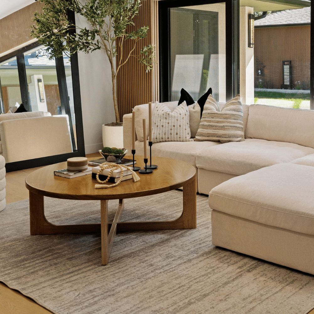 Florence Round Coffee Table - Elite Maison