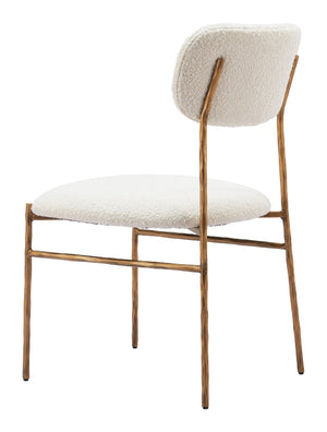 Sydhavnen Dining Chair Cream & Gold